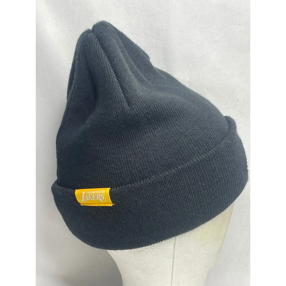 Los Angeles Lakers Officially Licensed Beanie Cap OSFM Black NBA Ultra Game Hat
